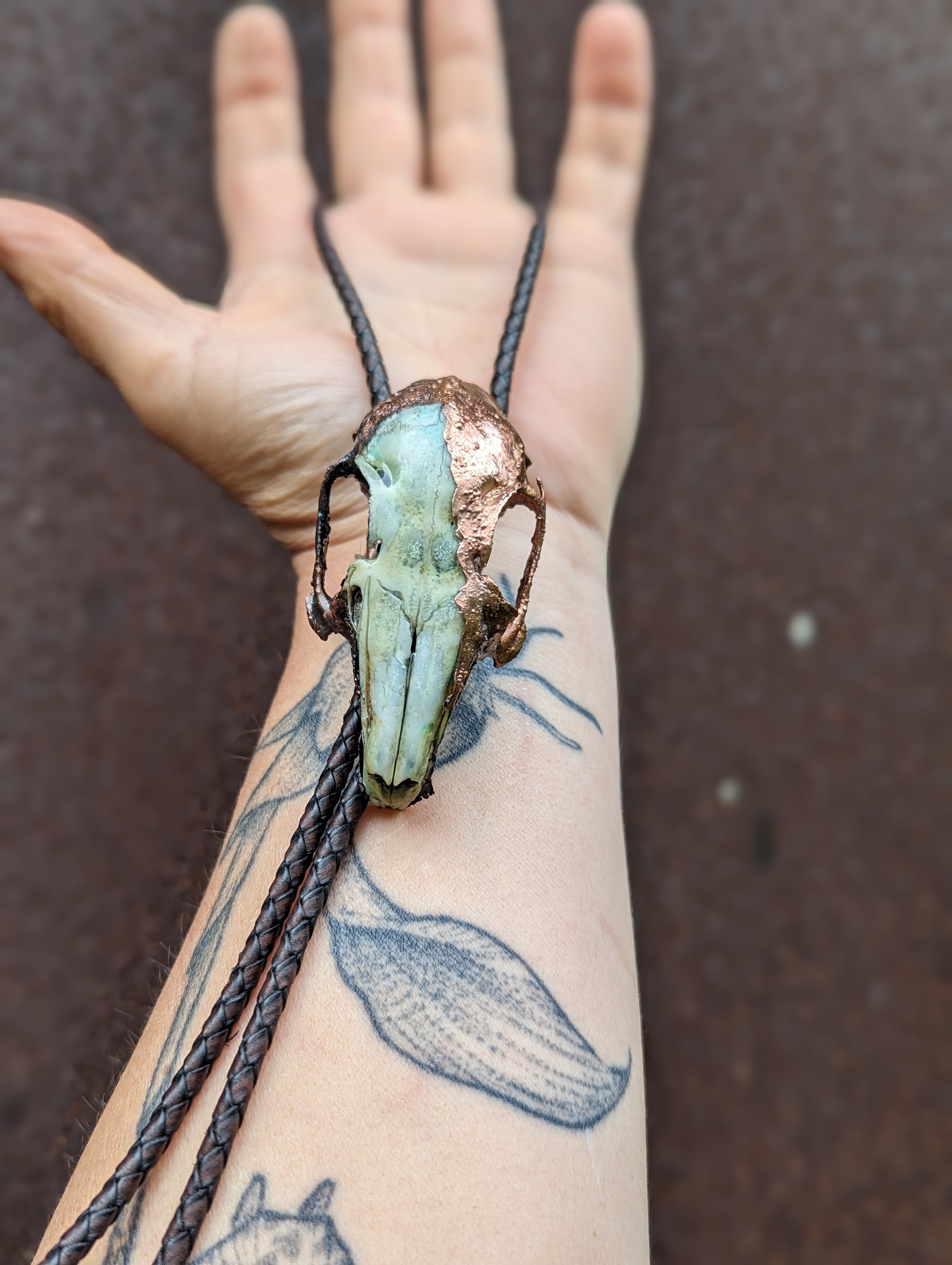 Rabbit Skull Bolo Tie