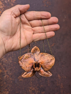 Phalenopsis Orchid Necklace