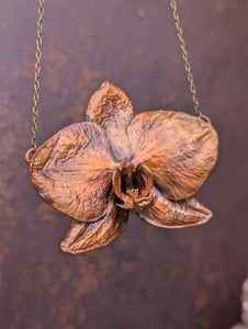 Phalenopsis Orchid Necklace