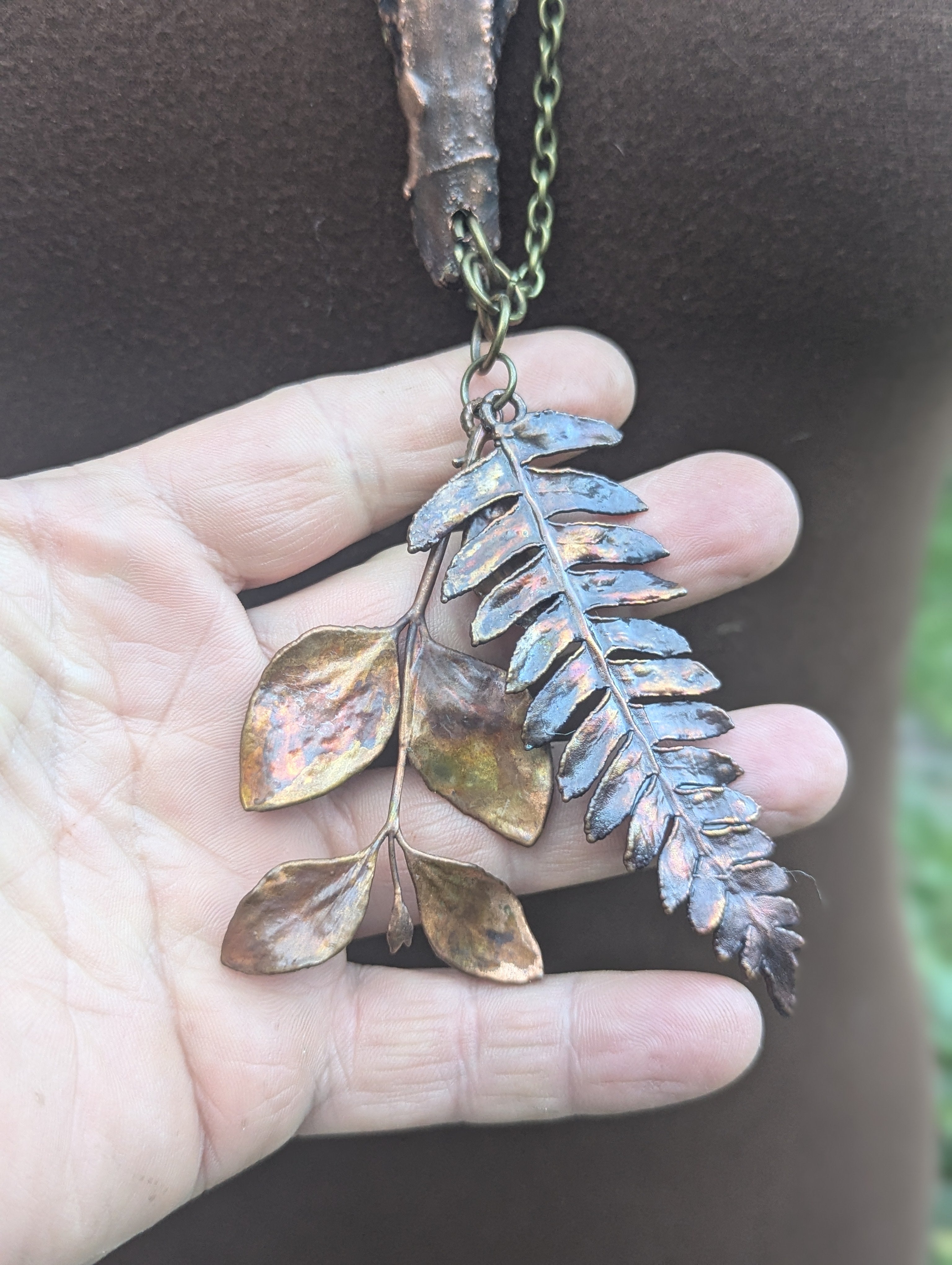 Opossum Skullcap with Woodland Charms