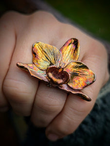 Phalenopsis Orchid Ring (sz 8)