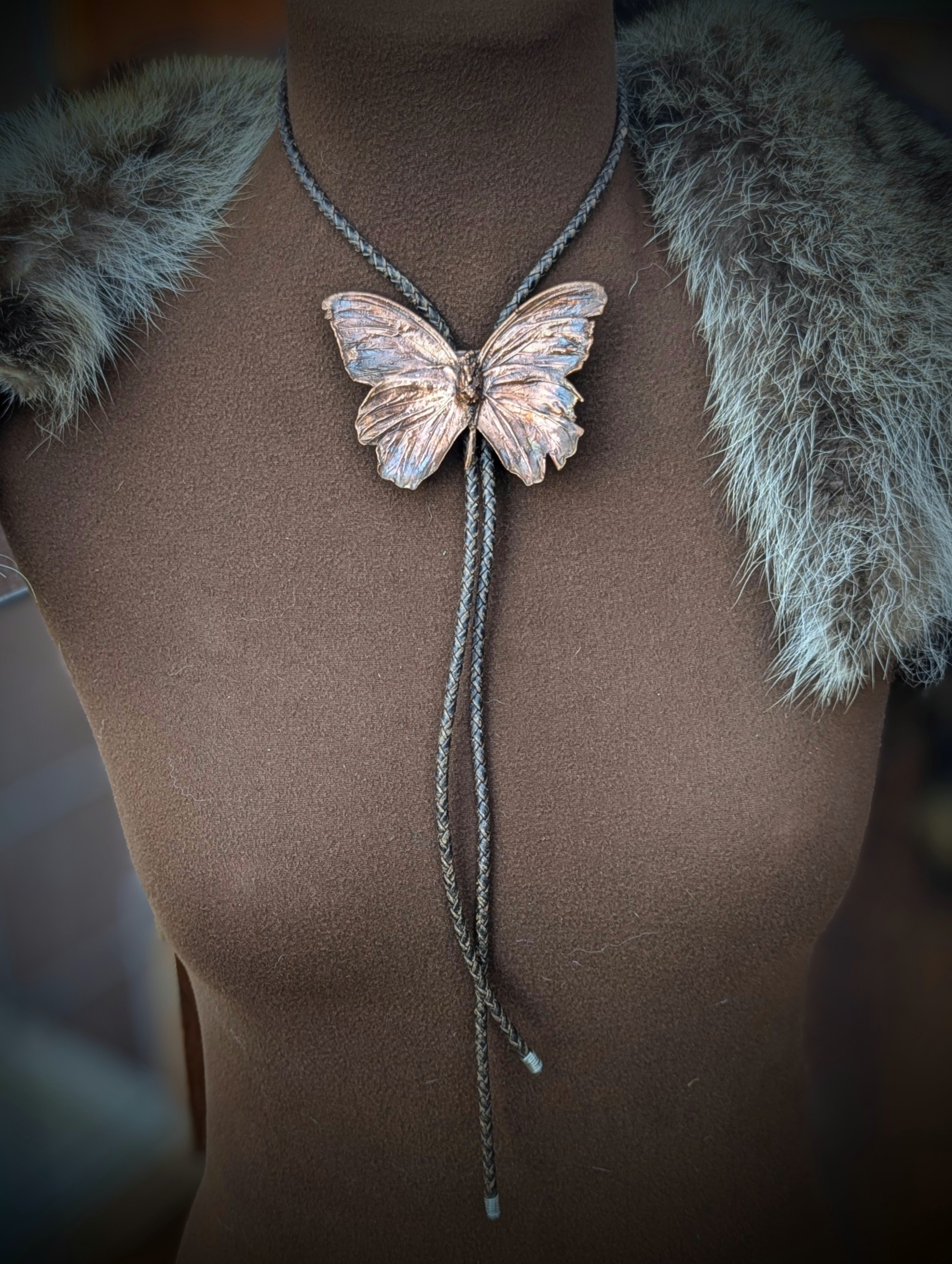 Tattered Wing Butterfly Bolo