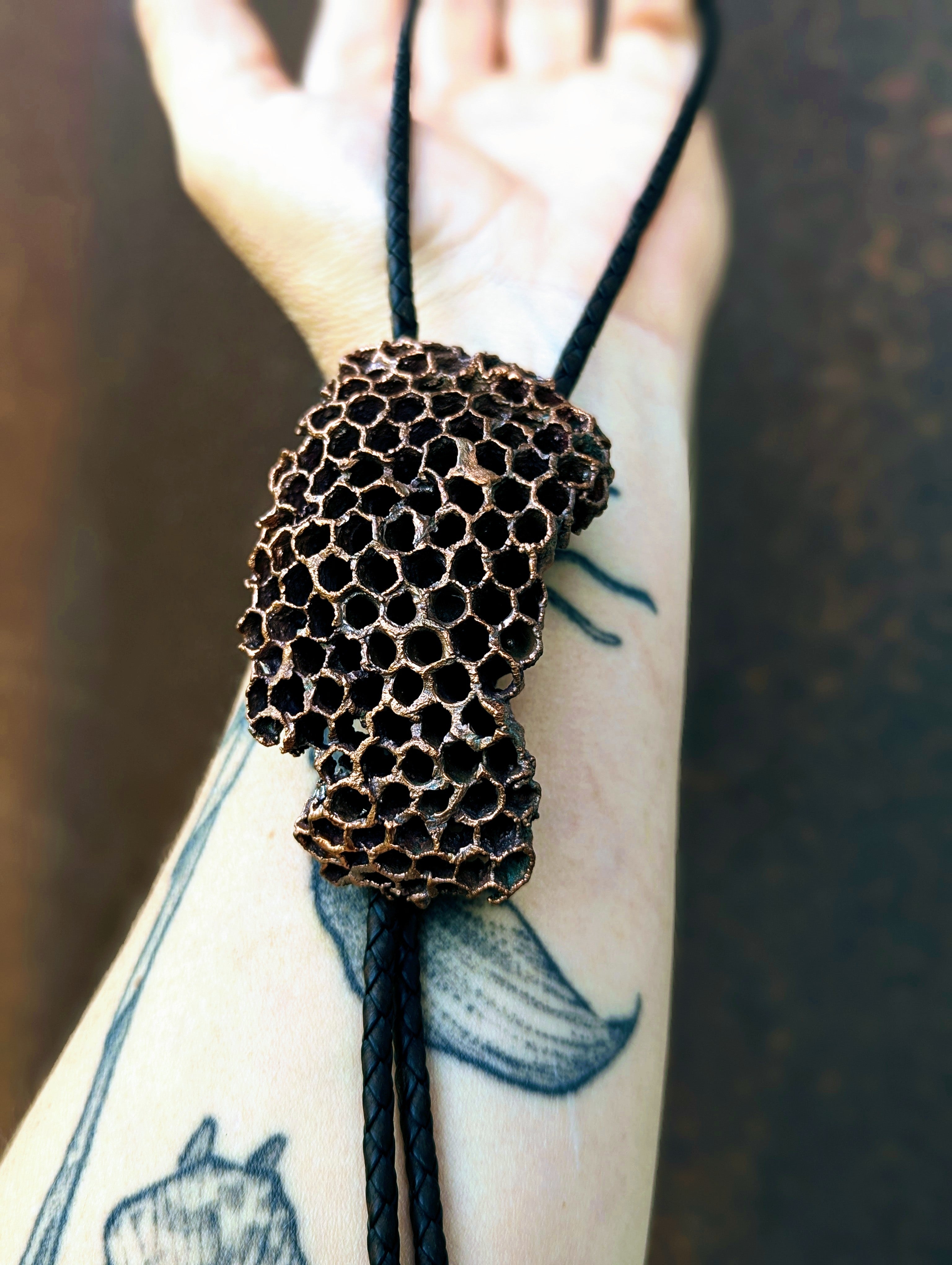 Wasp Nest Bolo Tie