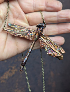 Green Darner Dragonfly Necklace